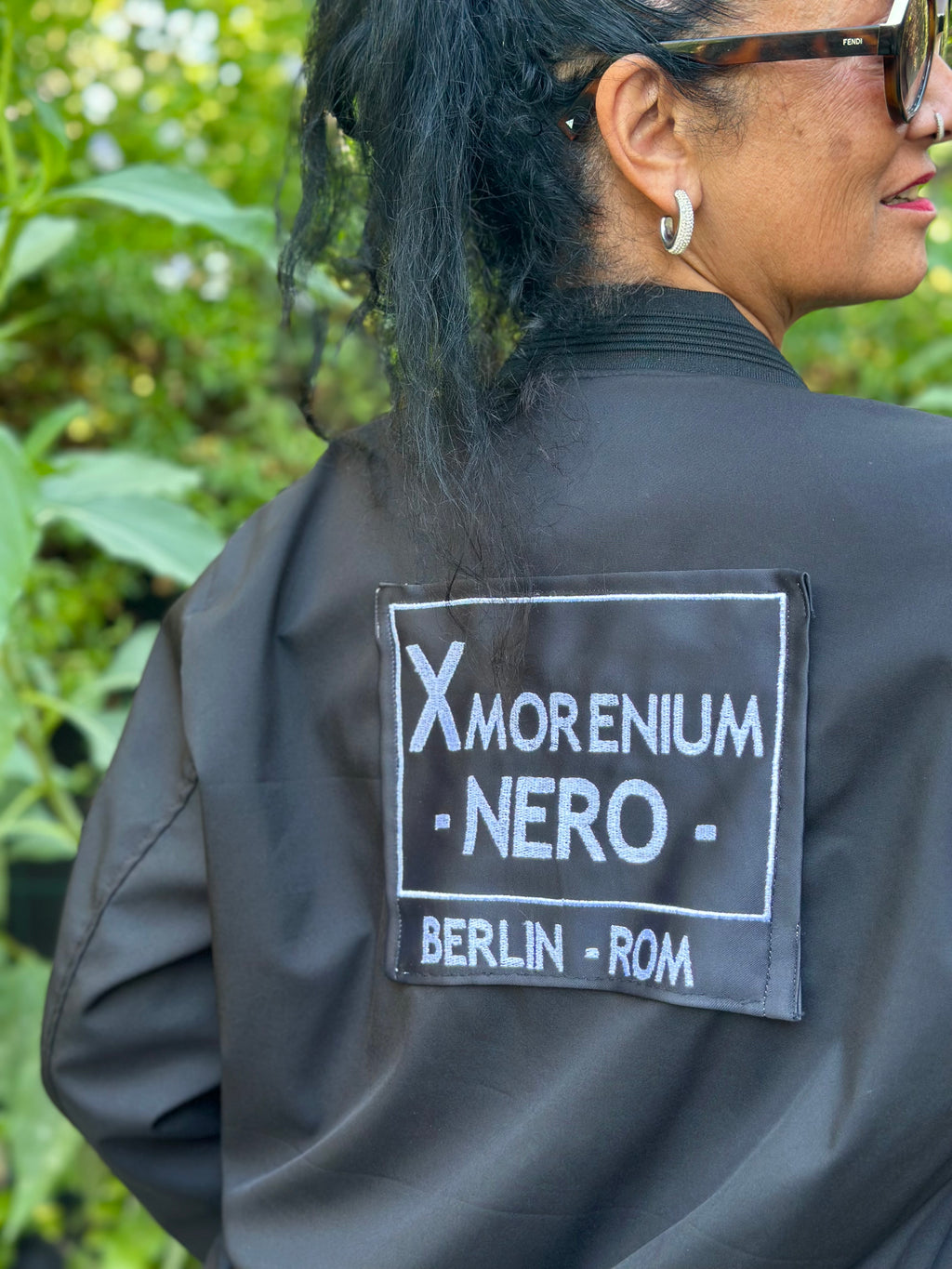 Nero-Bomber – Schwarze Oversize Bomberjacke