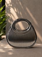 SilverMoon – Silver Metallic Handbag